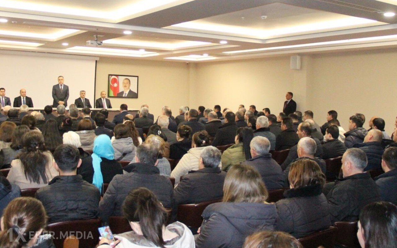 Goranboyun icra başçısı səyyar qəbul keçirdi - FOTOLAR