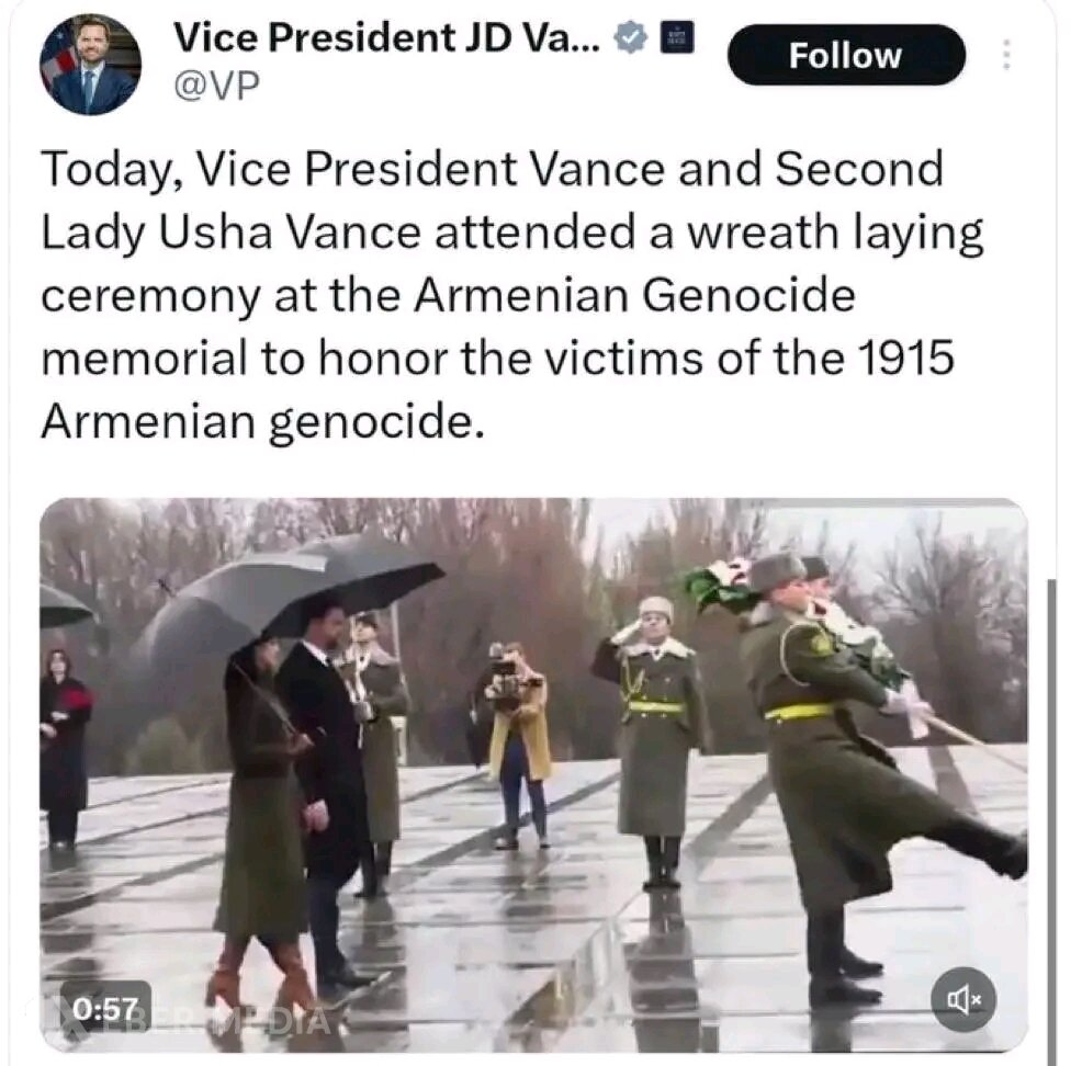 Vens qondarma “erməni soyqırımı” ifadəsinin yer aldığı paylaşımı sildi