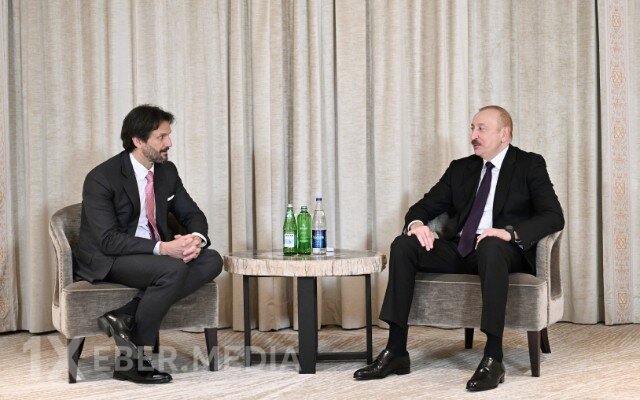 İlham Əliyev Slovakiyanın müdafiə naziri ilə görüşdü - FOTO