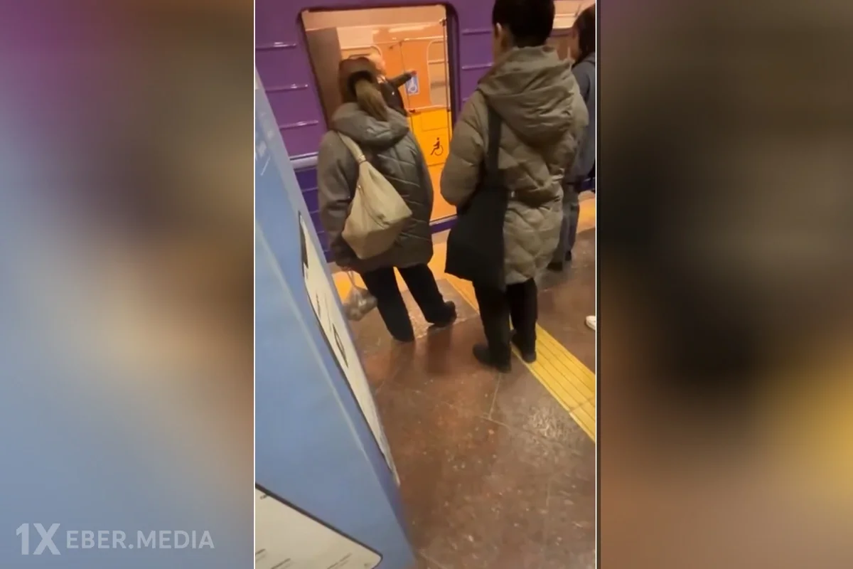 Metronun "Nərimanov" stansiyasında qatar TÜSTÜLƏNDİ