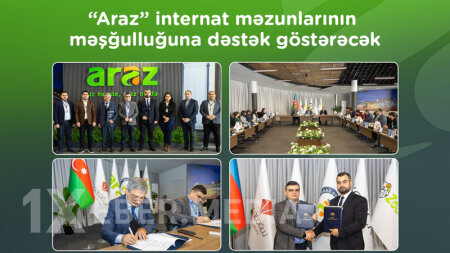 "Araz" supermarketlər şəbəkəsi internat məzunlarının məşğulluğuna dəstək göstərəcək