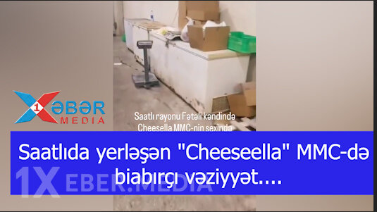 Saatlıda yerləşən "Cheeseella" MMC-də biabırçı vəziyyət....-VİDEO