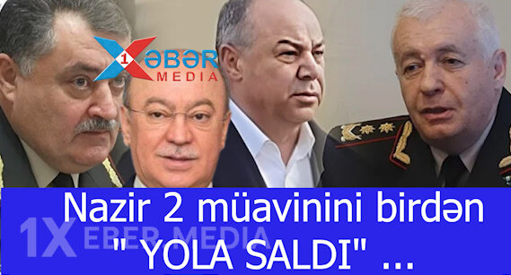 Prezident nazirin  2 müavinini birdən " YOLA SALDI" ...-VİDEO