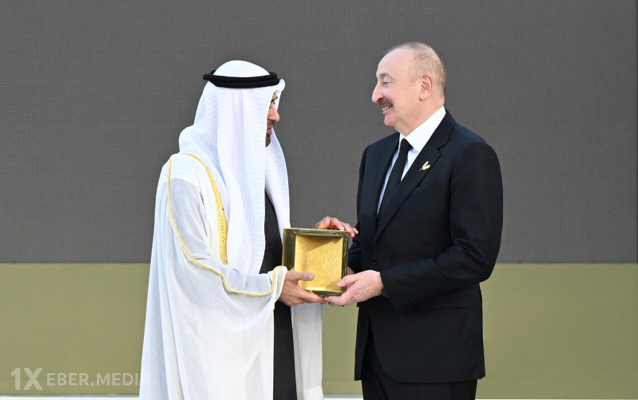 Prezidentin sosial media hesablarında dünənki mərasimdən video paylaşıldı