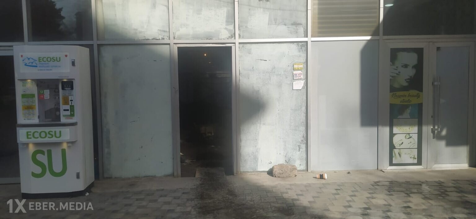 Nəsimi rayonunda çoxmərtəbəli binanın zirzəmisinə müdaxilə edilir