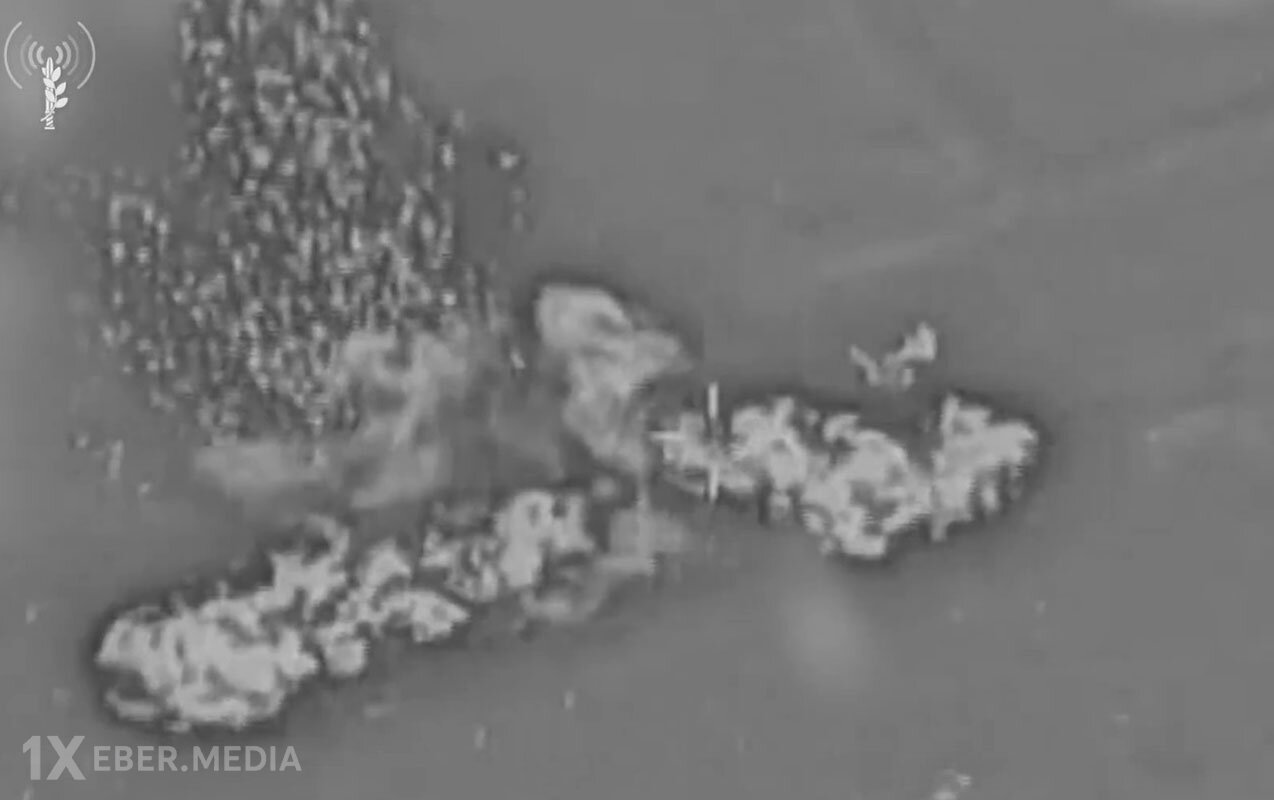 İran əsgərləri İsrailə raket atmağa hazırlaşarkən vuruldular - Video