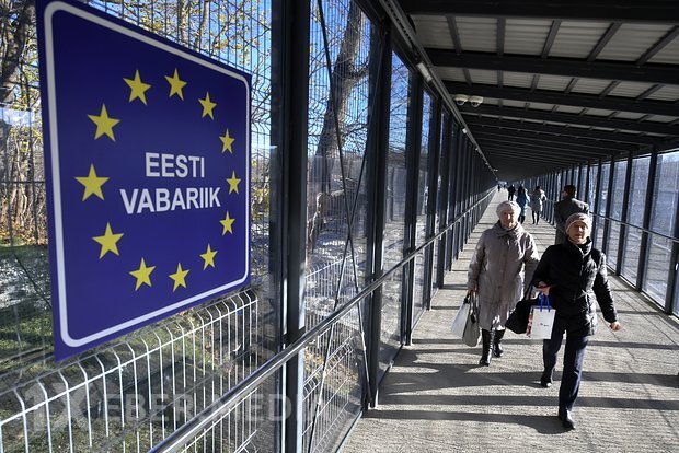 Media orqanları Estoniya-Rusiya sərhədində doqquz saatlıq növbələrin olduğunu bildirib