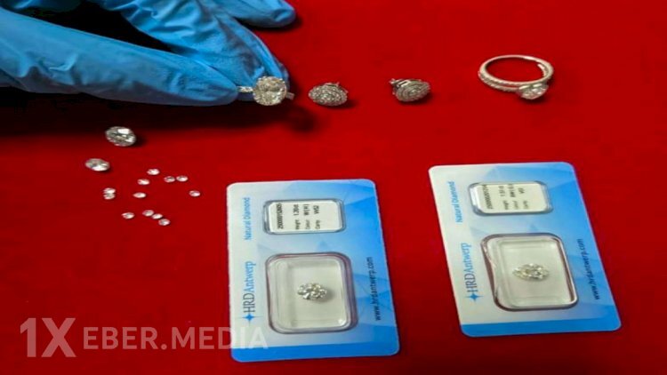 Gömrükçülər aeraportda brilyant qaşlar və qızıl-zinət əşyaları aşkarladı