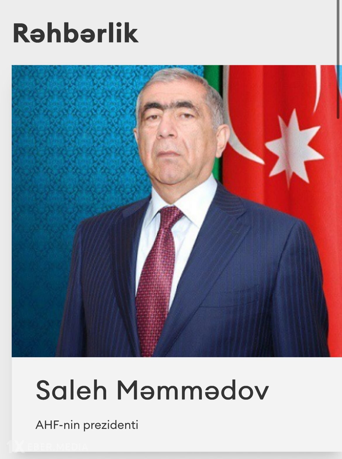 Saleh Məmmədov sədrlikdən getsə də, bu postda qalır