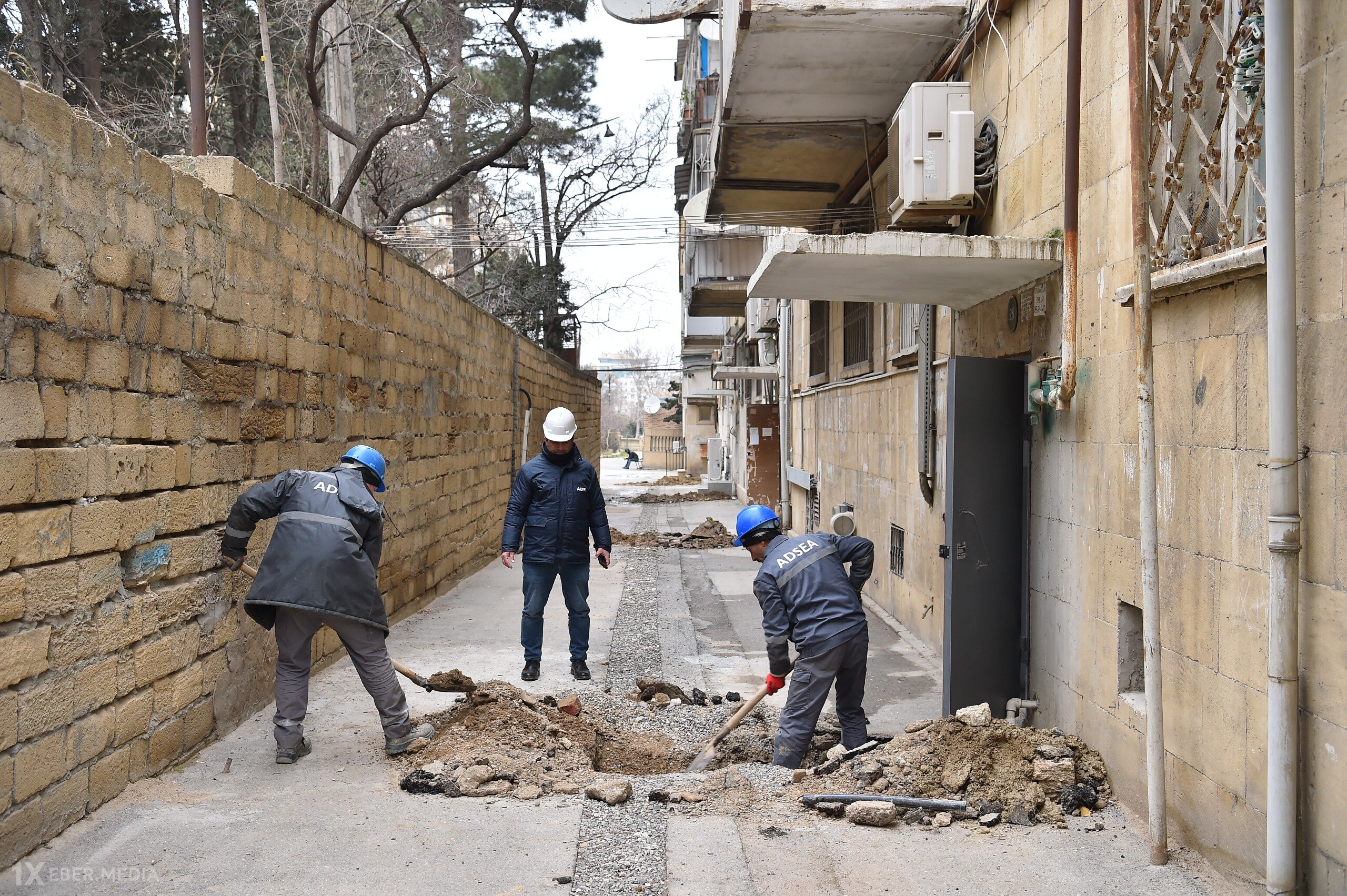 Teymur Elçin küçəsində 370 metr su xətti yenisi ilə əvəzləndi