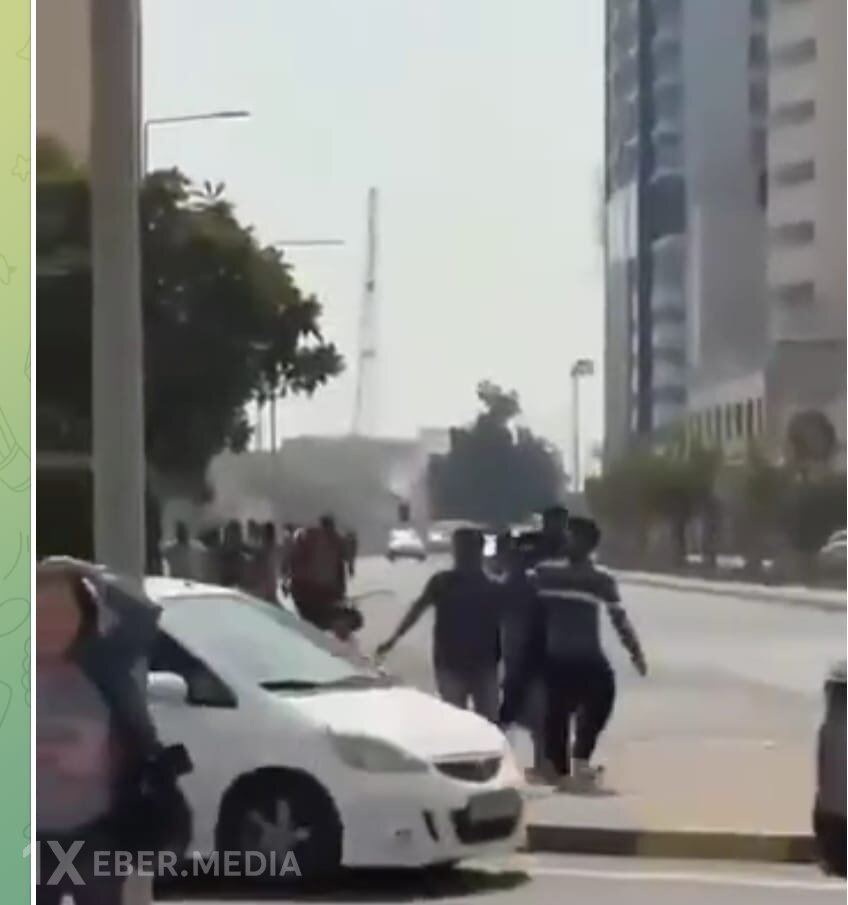 Əbu-Dabidə çaxnaşma-İnsanlar küçələrə axışdı-VİDEO