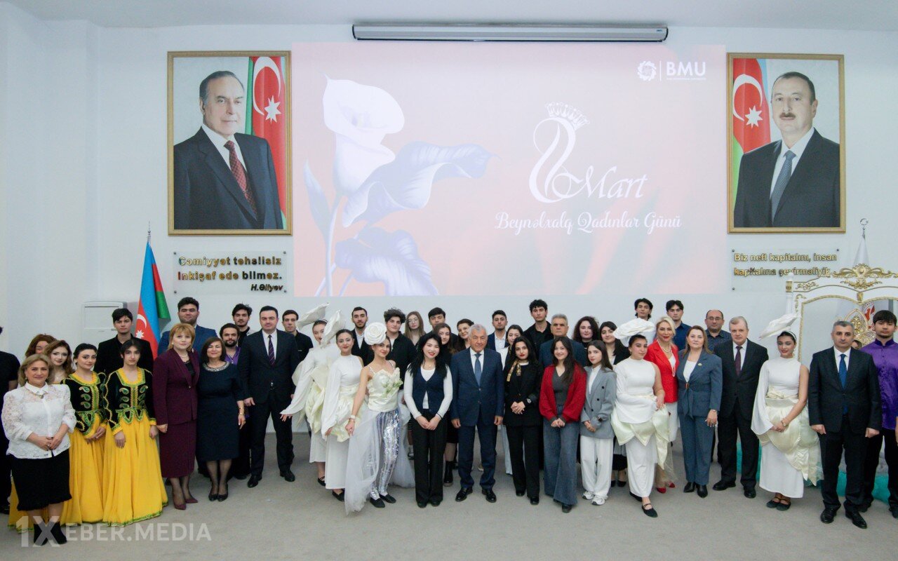 BMU-da 8 Mart - Beynəlxalq Qadınlar Günü qeyd olunub - FOTOLAR