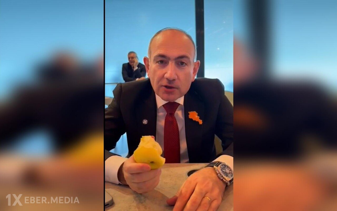 Qarğıdalı və peraşkidən sonra alma yediyi görüntüsünü paylaşdı - VİDEO