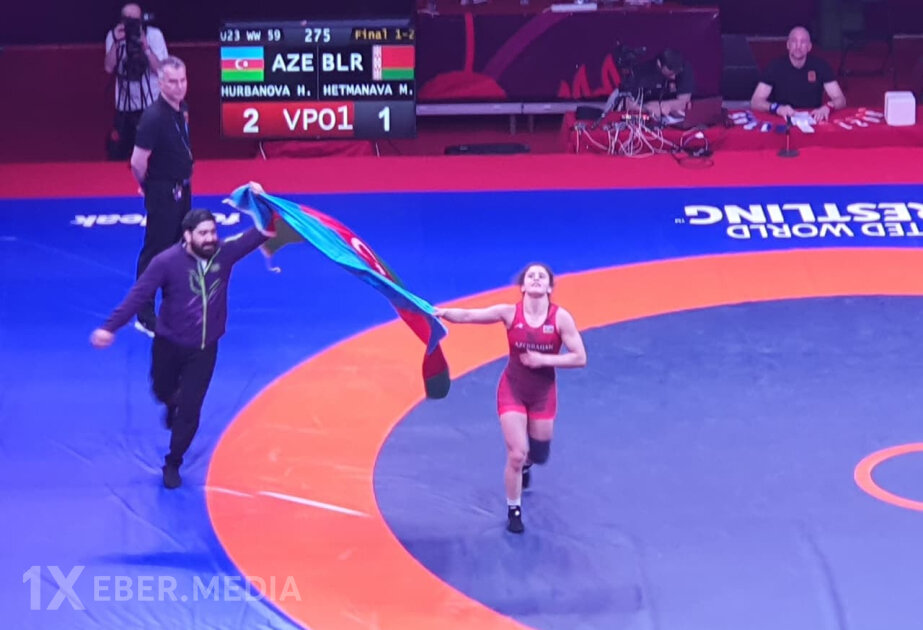 Azərbaycanın qadın güləşçisi Avropa çempionu olub