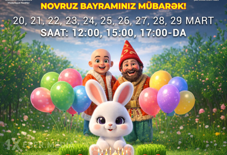 Şəki teatrı bayram günlərində uşaqlara “Dovşanın ad günü” tamaşasını təqdim edəcək