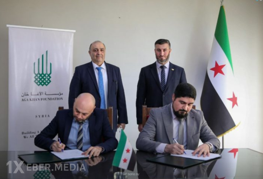 Suriyanın Energetika Nazirliyi Ağa Xan Şəbəkəsi ilə əməkdaşlığa dair memorandum imzalayıb