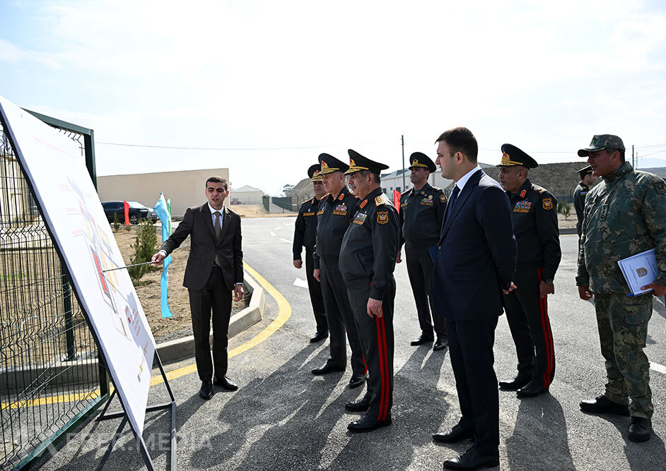 Yeni hərbi obyektlər istifadəyə verildi