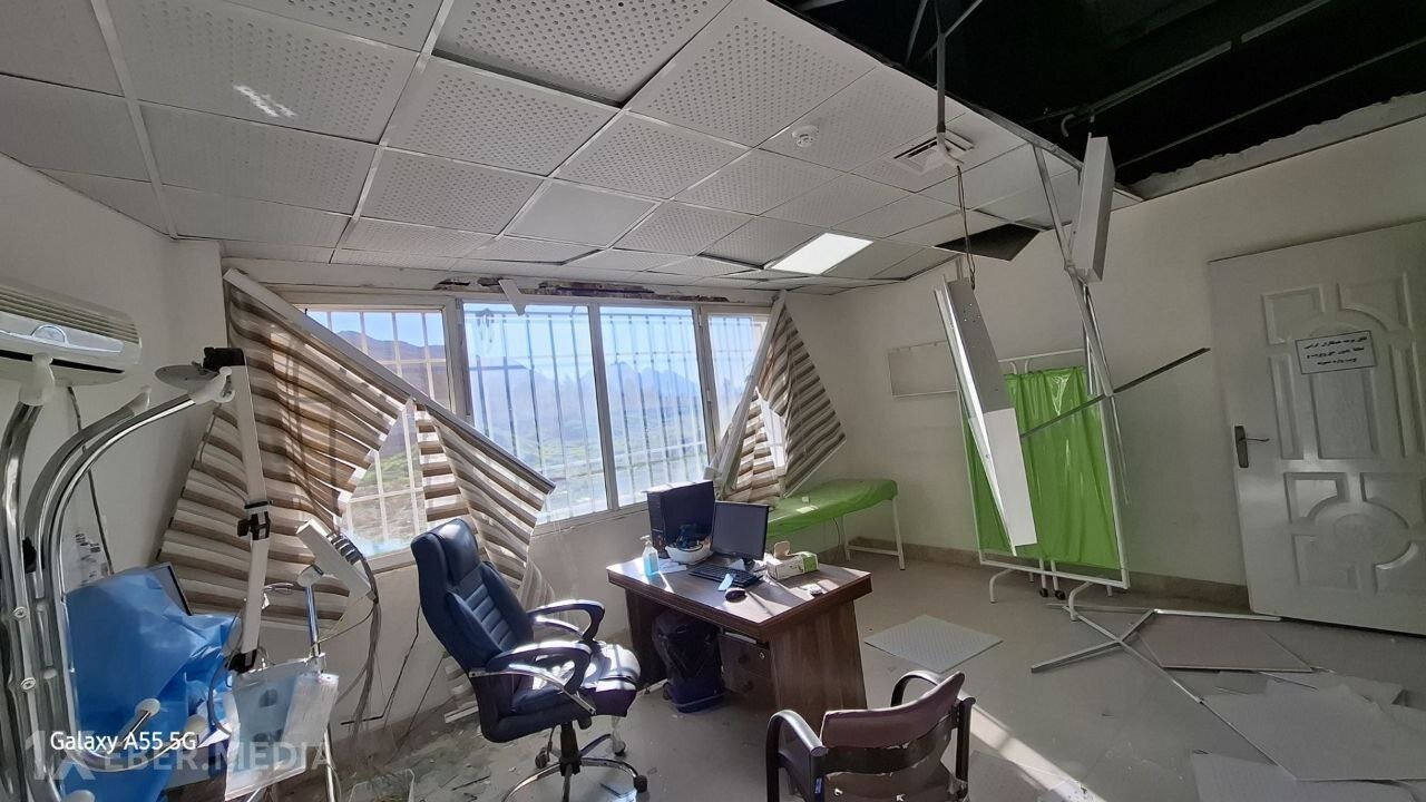 İsrail İranın Sərpol-Zəhəb şəhərində xəstəxanaya zərbə endirib