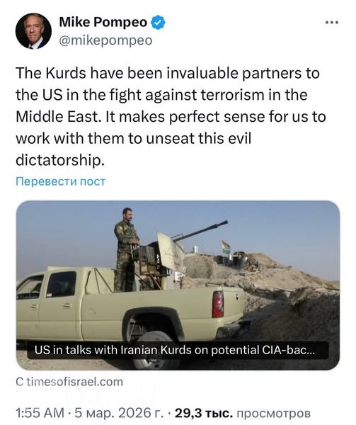 “Kürdlər Yaxın Şərqdə terrorizmlə mübarizədə ABŞ-ın tərəfdaşları olublar"