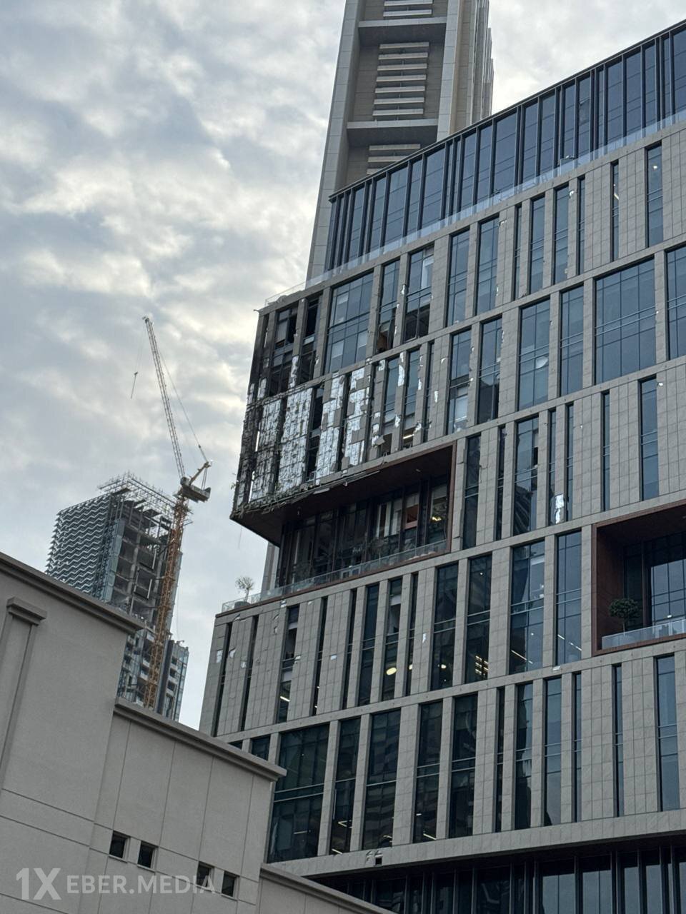 Dubay Beynəlxalq Maliyyə Mərkəzinin binasına dron hücumu