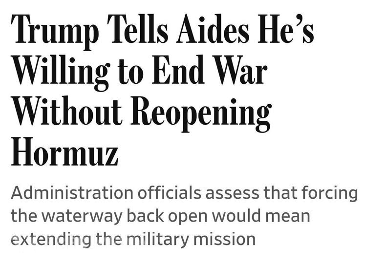 İranı Hörmüz boğazını açmağa məcbur etmək cəhdi münaqişəni planlaşdırılan 4-6 həftəlik çərçivədən kənara çıxara bilər