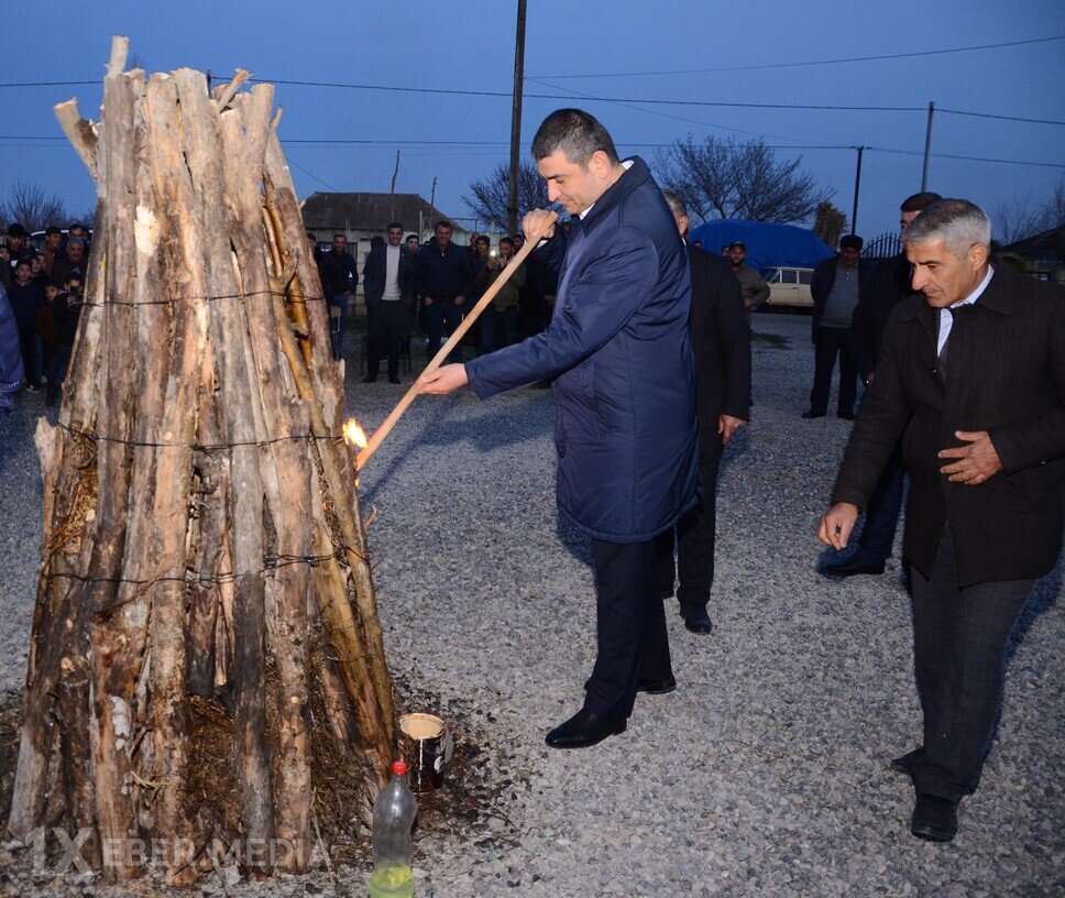 Kürdəmirdə od çərşənbəsi qeyd olundu