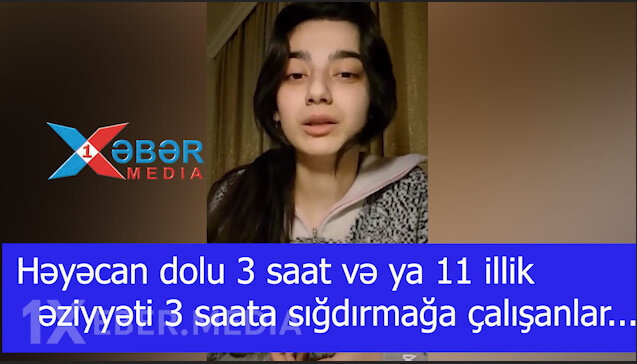 Həyəcan dolu 3 saat və ya 11 illik əziyyəti 3 saata sığdırmağa çalışanlar...-VİDEO