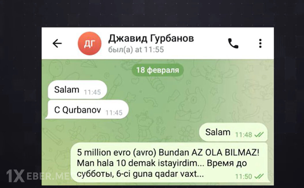 ŞOK AÇIQLAMA: Alyona Əliyeva ilə bağlı saxta videolar müqabilində şəxs 5 milyon avro tələb etdi..-VİDEO