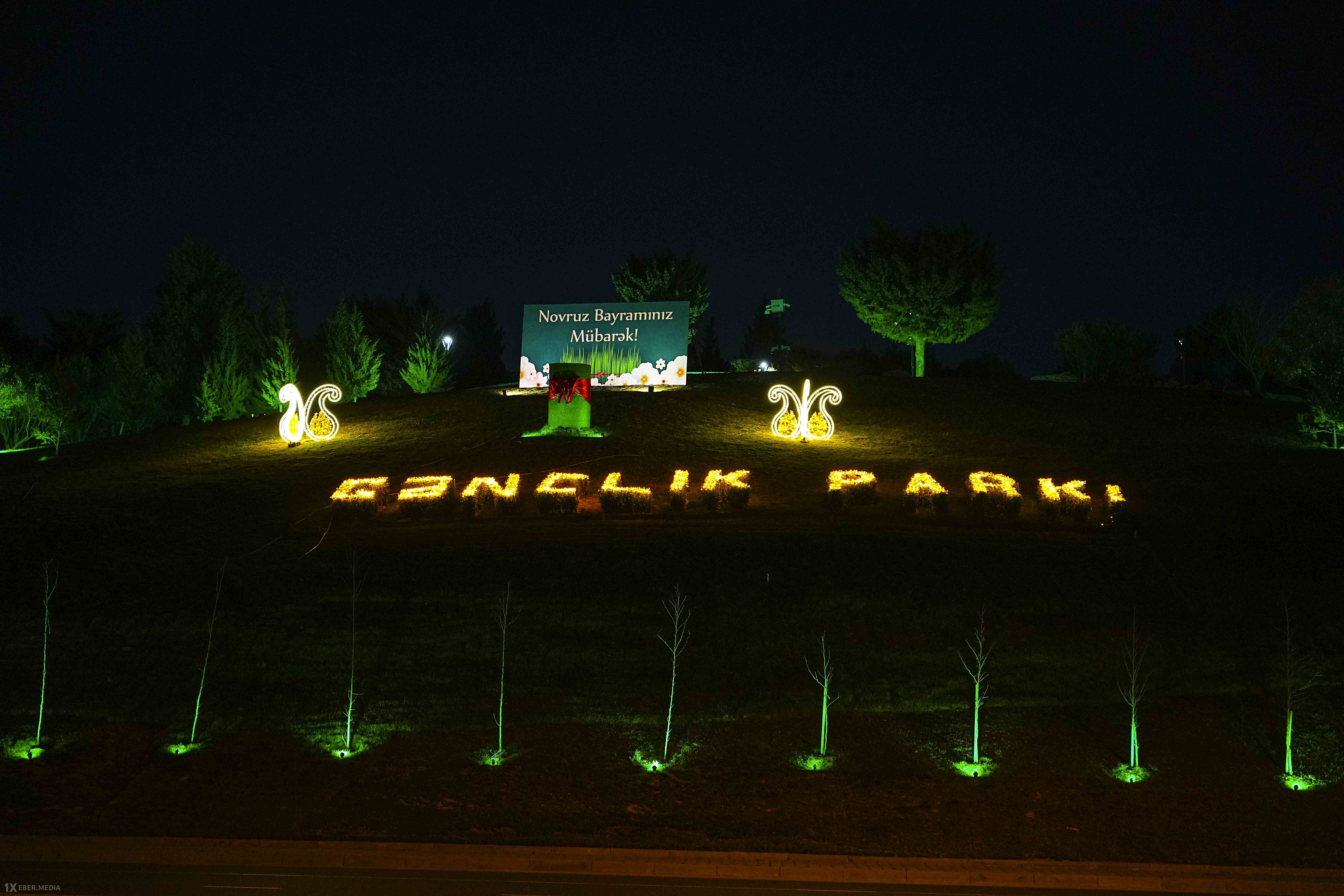 Xətai rayonunda Novruz abu-havası-VİDEO