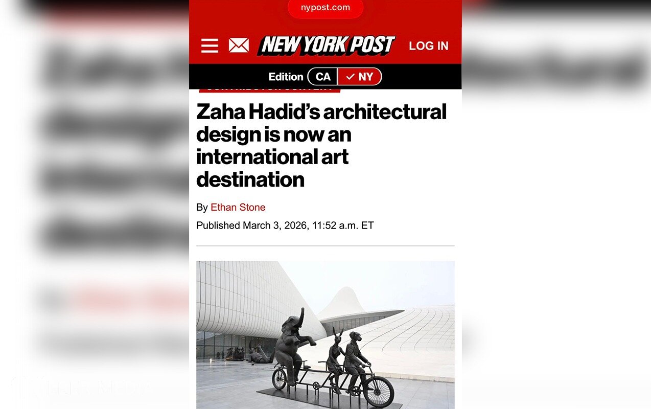 “New York Post” Heydər Əliyev Mərkəzindən yazdı