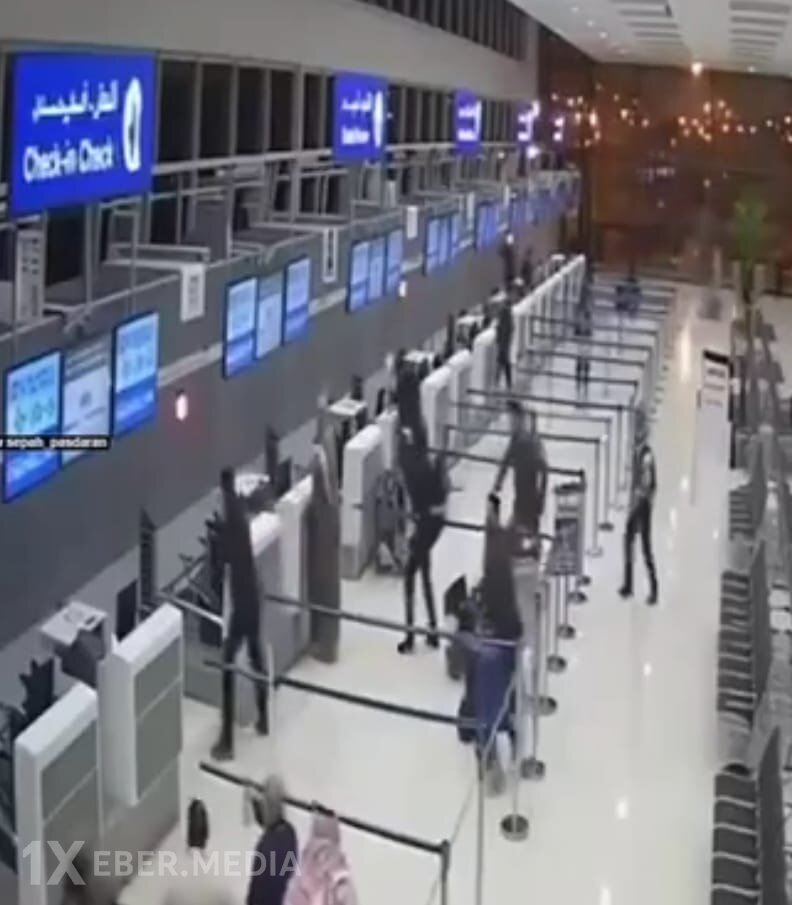 Dubay Beynəlxalq Hava Limanına endirilən zərbənin anı sosial şəbəkələrdə yayılıb-VİDEO