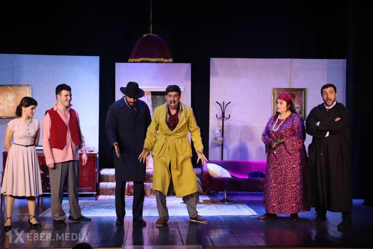 Şuşa Dövlət Musiqili Dram Teatrında "Tələ" tamaşasının premyerası keçirilib
