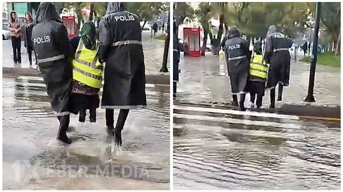 Yağış sınağından üzüağ çıxanlar – Azərbaycan polisinin MÖHTƏŞƏM XİDMƏTİ
