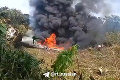 Yüzlərlə hərbçini daşıyan təyyarə uçuş zamanı qəzaya uğrayıb