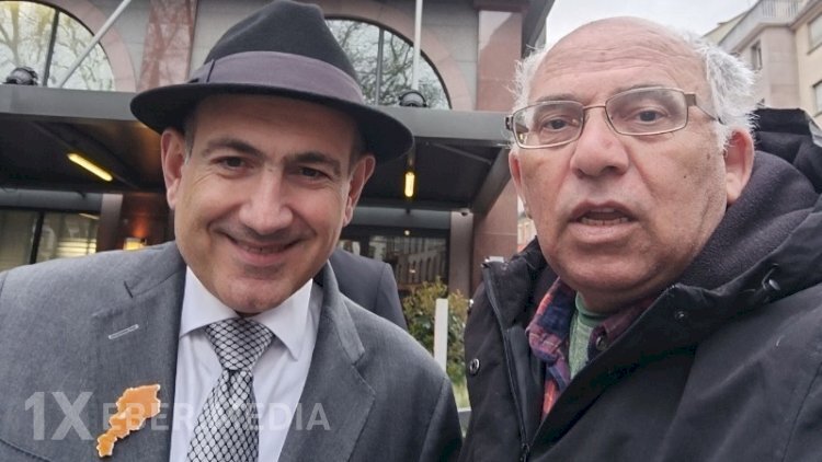 Paşinyan azərbaycanlı jurnalistlə bir arada