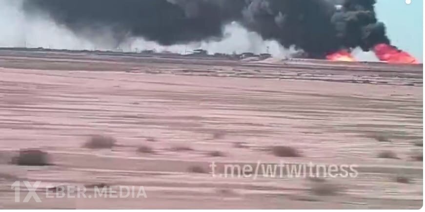 ABŞ İranın Əhvaz şəhərindəki boru kəmərini vurub-VİDEO