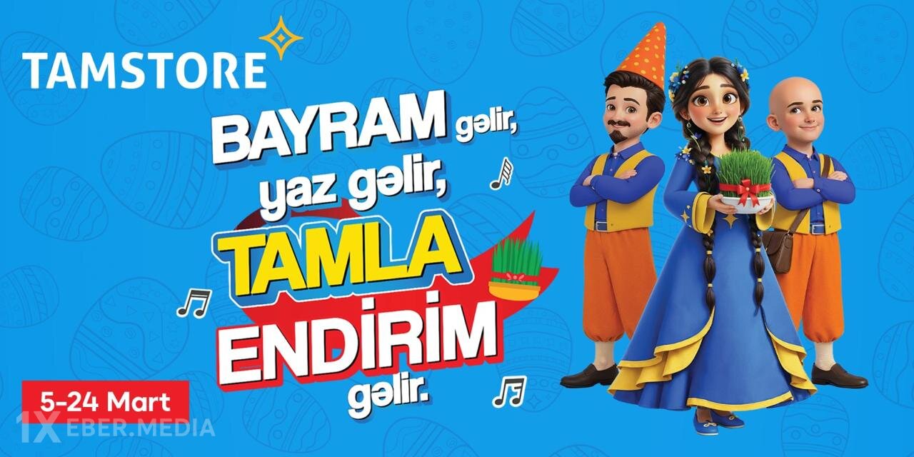 Bayram gəlir, yaz gəlir, Tamla endirim gəlir-VİDEO