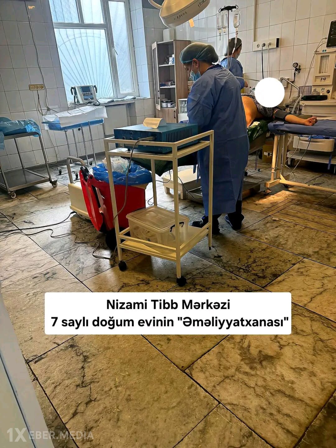 Nizami Tibb Mərkəzinin tabeliyindəki 7 saylı doğum evinin "Əməliyyatxanası"...