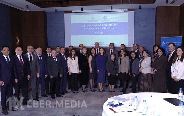 Prorektorlar üçün I təlim proqramı yekunlaşdı - Fotolar