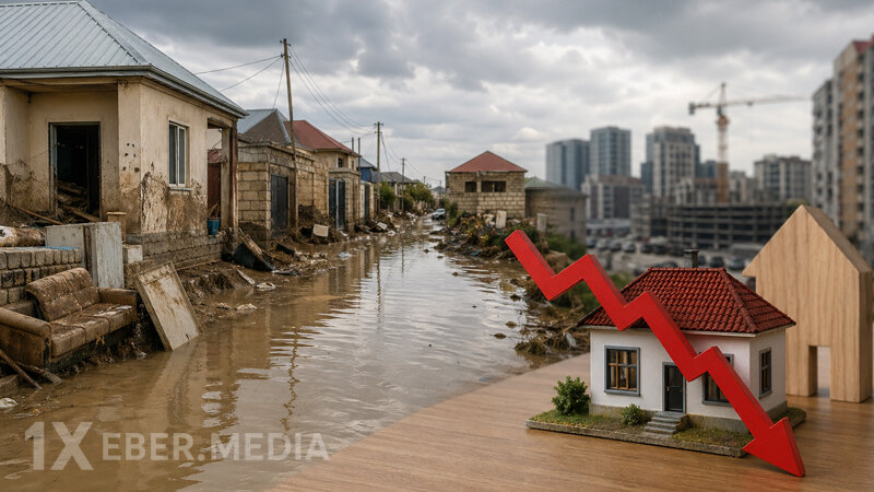 Sel fəlakətinin əmlak bazarına təsiri: Qiymətlər düşdü, tələb azaldı