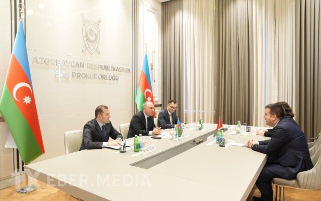 Kamran Əliyev Can Tuncayı qəbul etdi - FOTOLAR