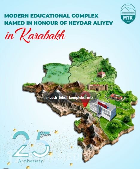 Heydər Əliyev adına Müasir Təhsil Kompleksi Xankəndidə filial açır