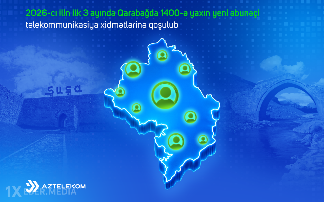 Qarabağda yeni abunəçilər telekommunikasiya xidmətlərinə qoşuldu