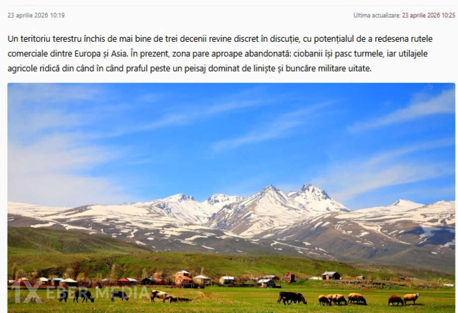 Rumın mediası: Qafqazda yeni marşrut gündəmdədir, Avropa-Asiya ticarət yolları dəyişə bilər