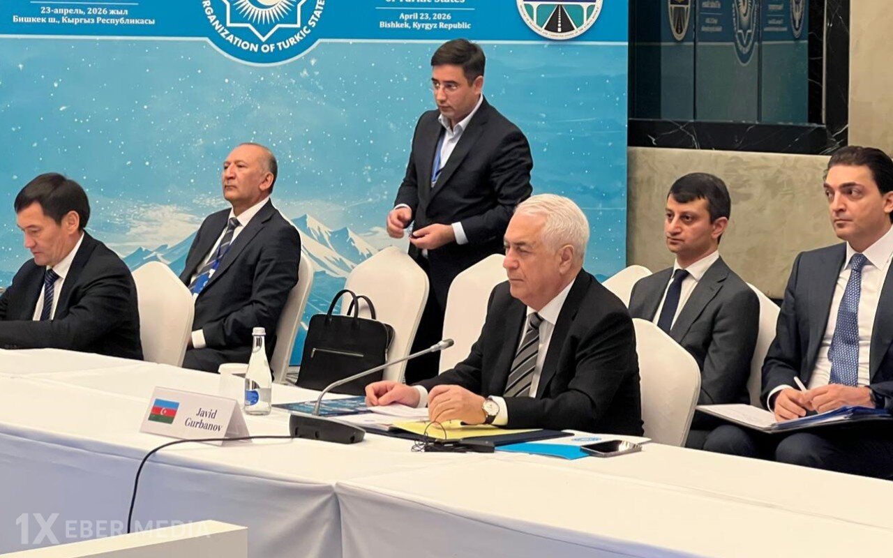 Cavid Qurbanov Bişkekdə Beynəlxalq Nəqliyyat Forumunda iştirak etdi - FOTOLAR