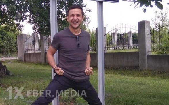 Zelenski illər əvvəl Qəbələdə - FOTOLAR