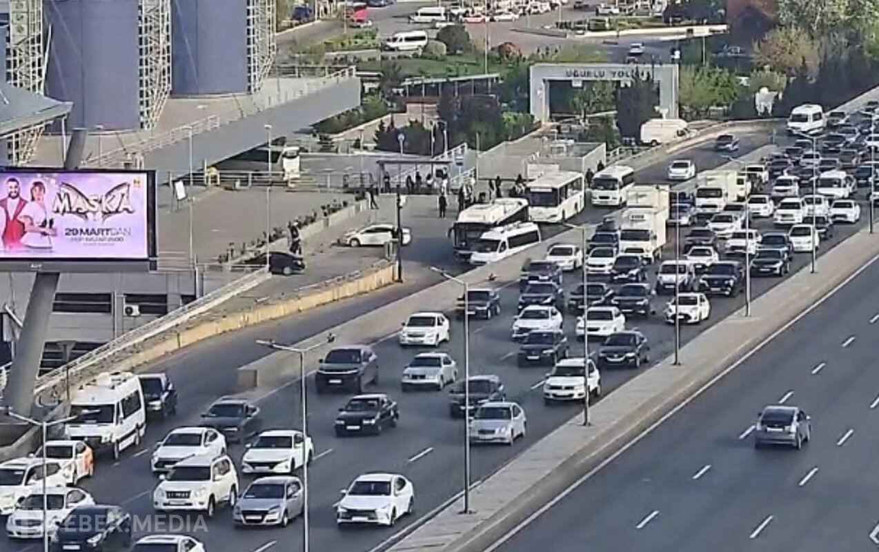 Həftəyə tıxacla başladıq - Fotolar