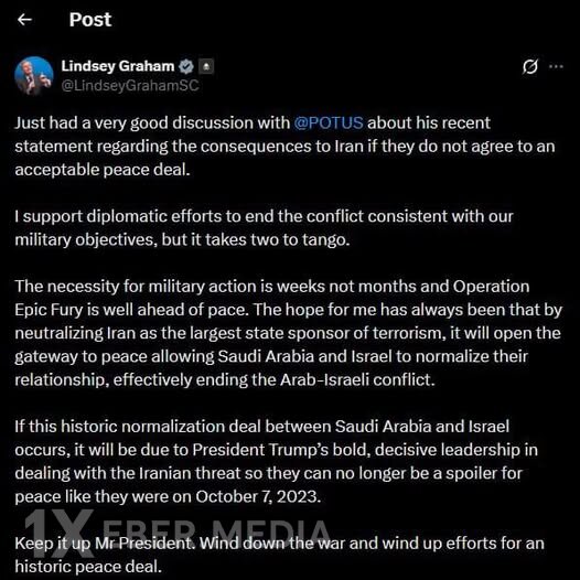 “Müharibəni dayandırın və tarixi sülh sazişi üçün səyləri gücləndirin” 