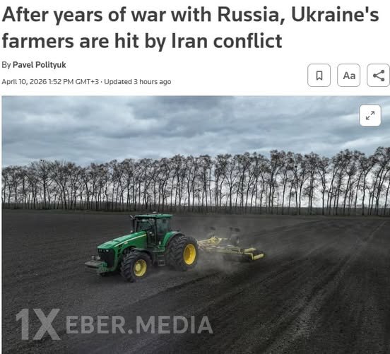 Yaxın Şərqdəki müharibə Ukrayna fermerlərinə zərbə vurub