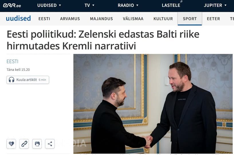 Estoniya Zelenskinin yalanını təkzib etdi: “Rusiya Baltikyanı ölkələrə hücuma hazırlaşmır”